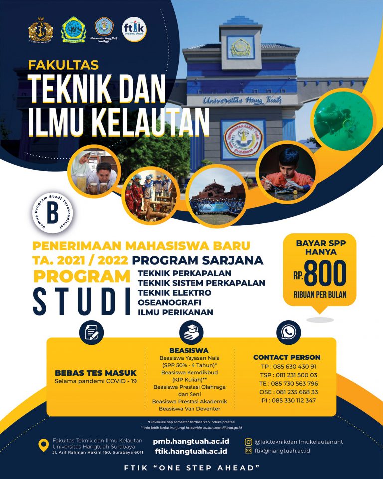 PENDAFTARAN MAHASISWA BARU 2021/2022 Fakultas Teknik dan